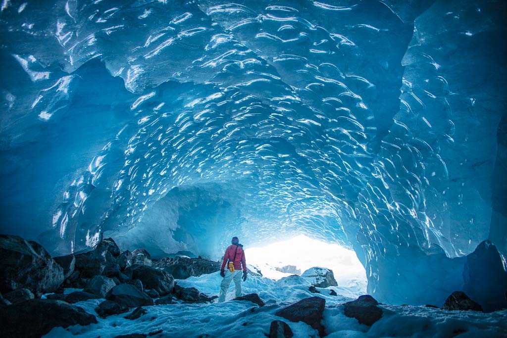 Byron Glacier Ice Cave, Chugach State Park, Alaska