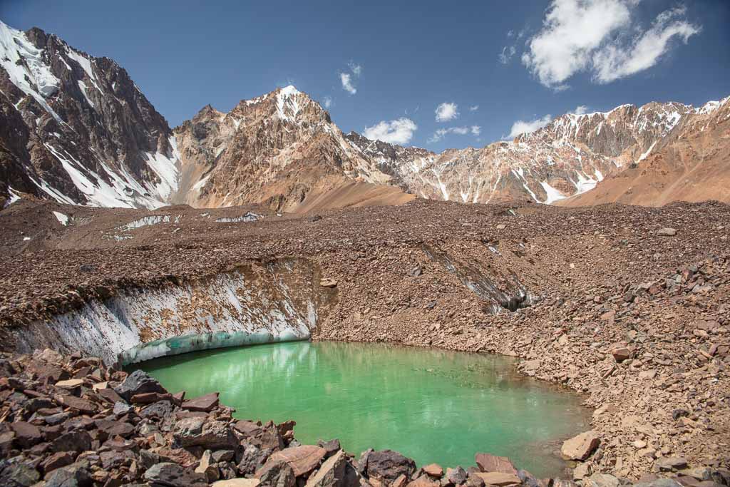 Khafrazdara Lake, Bartang Valley, Tajikistan