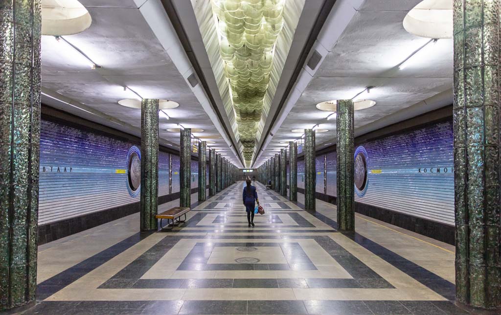 Kosmonavatlar Station, Tashkent Metro, Tashkent, Uzbekistan