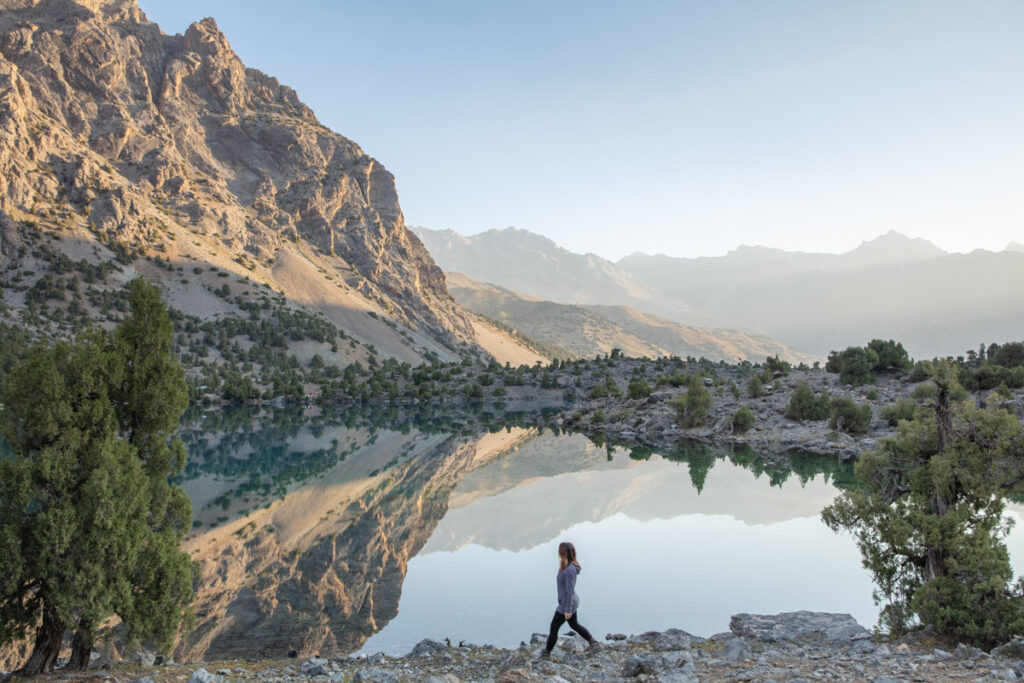 Lake Alovaddin, Fann mountains, Tajikistan