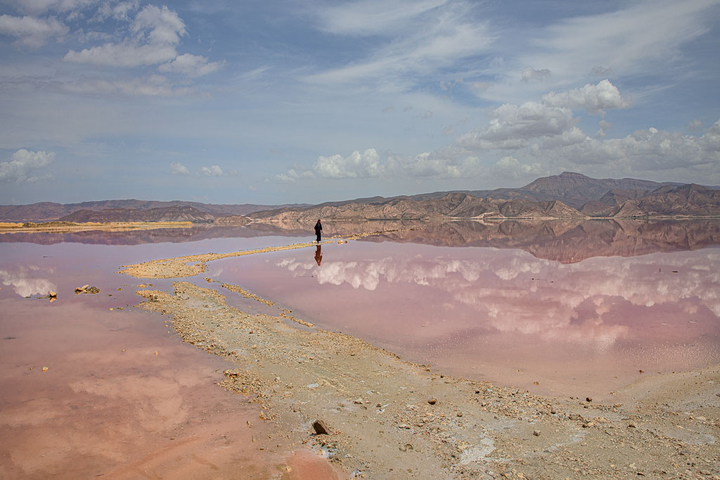 Maharloo Lake, Shiraz, Iran