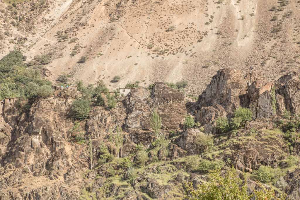 Views across Panj River into Afghanistan, Tajikistan