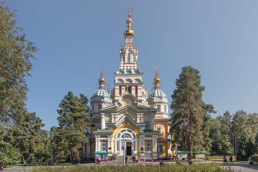 Zelenkov Cathedral, Panfilov Park, Almaty, Kazakhstan